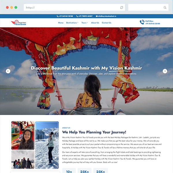 My VisionKashmir Website